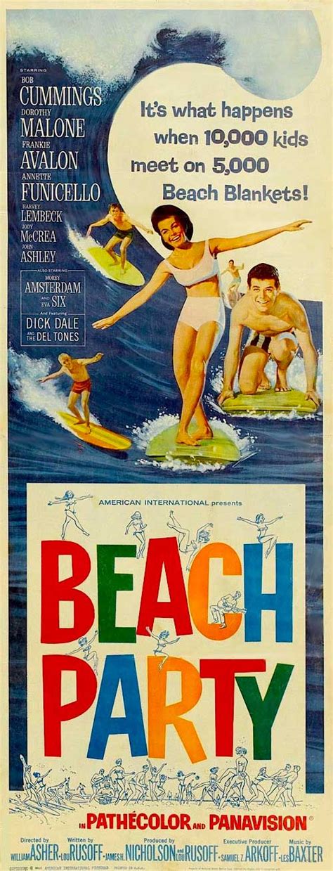 BEACH PARTY DVD 1963 Movie - Dick Dale and The Del-Tones BEACH PARTY