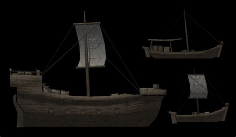 Trade Ships Medieval 3D - TurboSquid 1418896