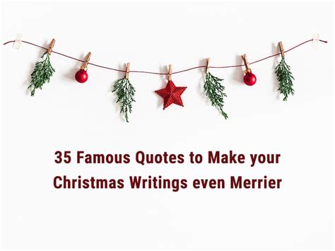 35 Christmas Quotes From Famous Writers | Writers Republic