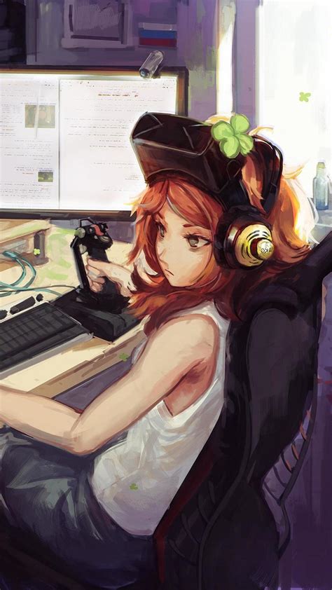 Anime Girl Gamer Wallpapers - Wallpaper Cave