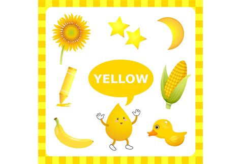 Teach Your Child About Things That Are Yellow In Colour