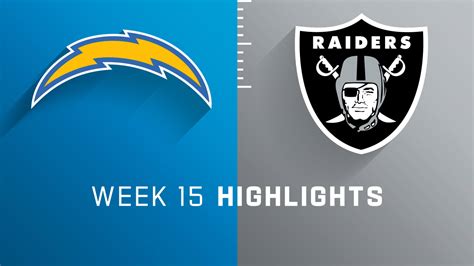 Los Angeles Chargers vs. Las Vegas Raiders highlights | Week 15