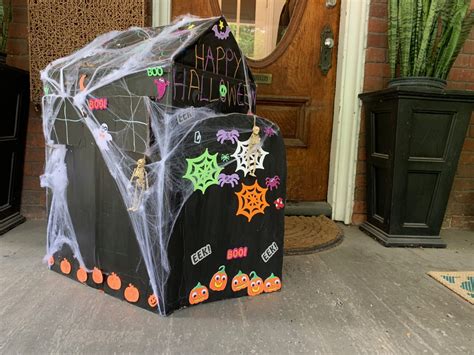 The Best Cardboard Box Haunted House - Happy Toddler Playtime