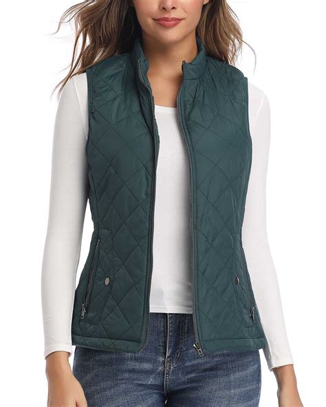 Art3d - Women's Vests Zip up Quilted Padded Lightweight Vest for Women - Walmart.com - Walmart.com