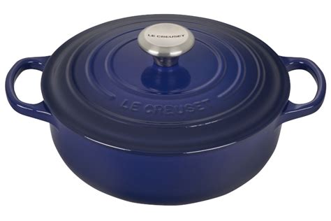 Le Creuset Indigo Cookware - Le Creuset Signature Cast Iron 3 1/2 qt. Sauteuse - Indigo