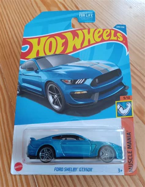 HOT WHEELS FORD Shelby GT350R Mustang Blue 249/250 2022 COMBINED SHIPPING $2.77 - PicClick