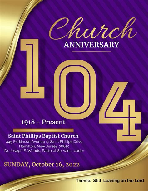 St. Phillips Baptist Church - 104th Church Anniversary