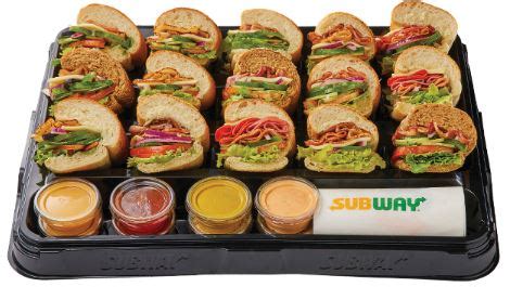 Subway Catering Menu With Prices