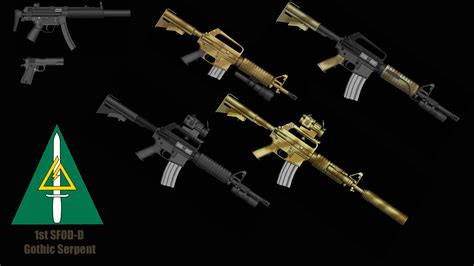 Old School Delta Force weapons by gunguy887 on DeviantArt