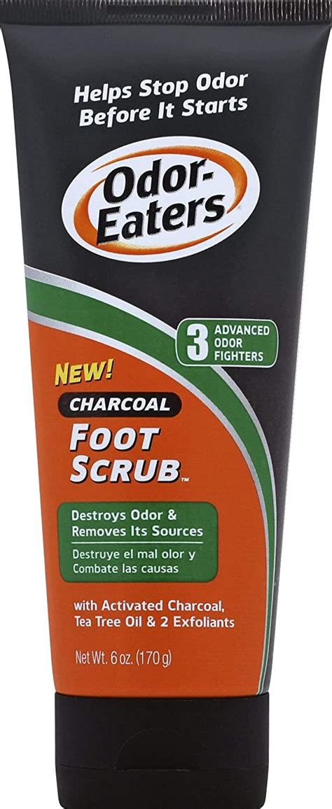 Odor-Eaters Odor Eaters Foot Scrub, Charcoal, 6 Ounce