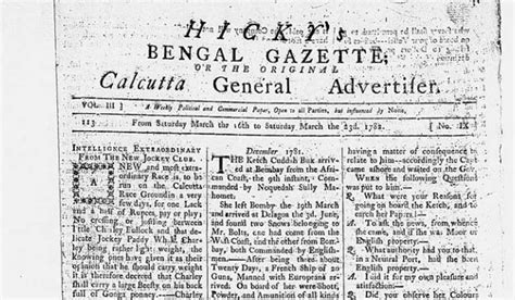 The first British newspaper in India was a satirical tabloid