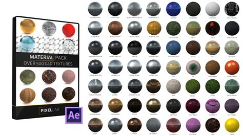 The pixel lab material pack for element 3d v2 - postlaxen