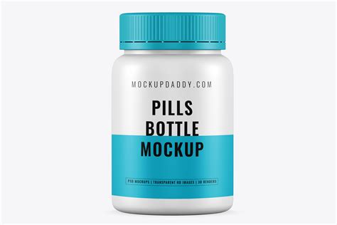 Pill Bottle Mockup