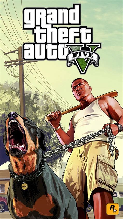 Download GTA iPhone Chop And Franklin Wallpaper | Wallpapers.com