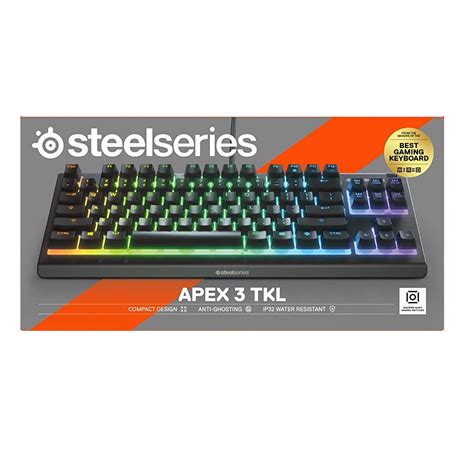 SteelSeries Apex 3 TKL Gaming Keyboard – Tenkeyless - PC Kuwait ...