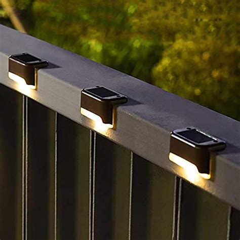 SOLPEX Solar Deck Lights Outdoor 16 Pack, Solar Step Lights Waterproof Led Solar lights for ...