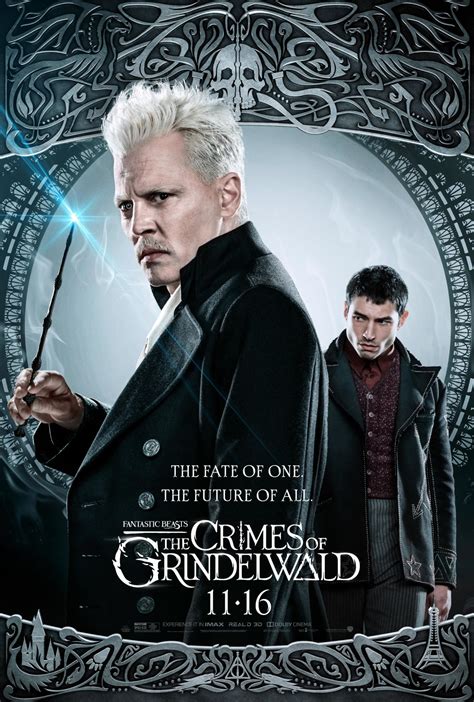 Fantastic Beasts: The Crimes of Grindelwald (2018) Poster - Grindelwald and Credence - Fantastic ...