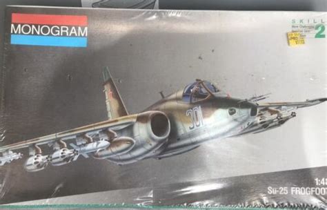 1991 Vintage Monogram Sukhoi SU-25 Frogfoot Model kit | #4604475058