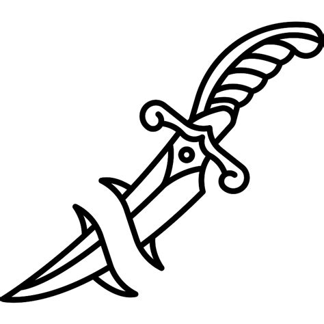 Dagger Vector SVG Icon - SVG Repo