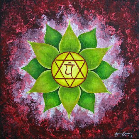 Heart Chakra Painting by Steven Eynon