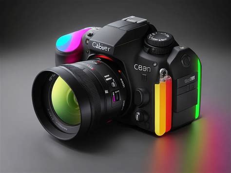 Premium AI Image | RGB colorful camera