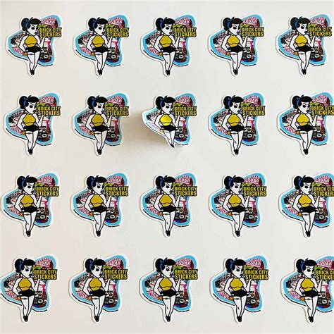 Kiss Cut Sticker Sheets | Brick City Stickers