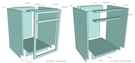 Build Your Own Kitchen Base Cabinets