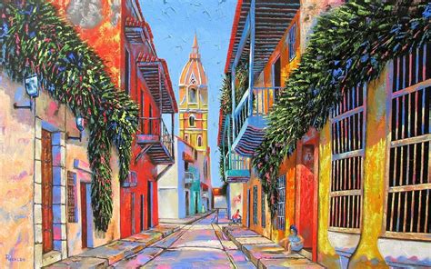 Cartagena La Fantastica Painting by Yaso Rivaldo