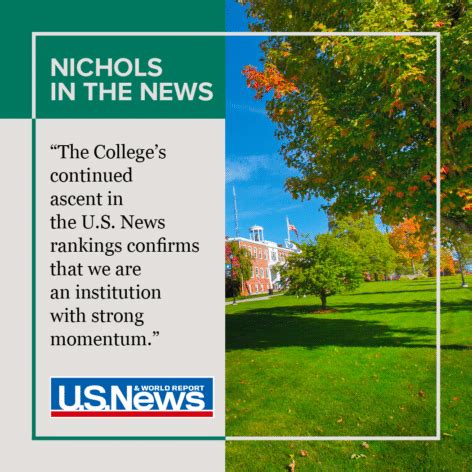 Nichols College rises in U.S. News Best Colleges rankings