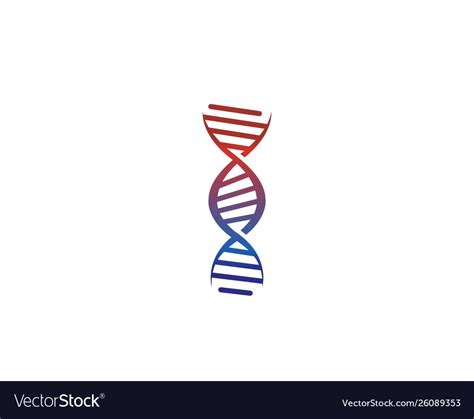 Creative abstract dna spiral helix logo design Vector Image