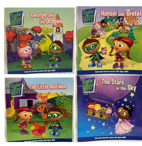 Super Why PBS Kids Watch & Play Children's Paperback BooksYOUR CHOICE ...