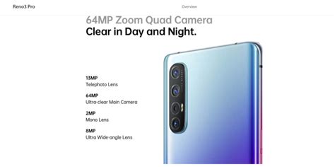 Oppo Reno 3 Pro 64-Megapixel Quad Camera Setup, Colour Options Revealed Ahead of India Launch ...