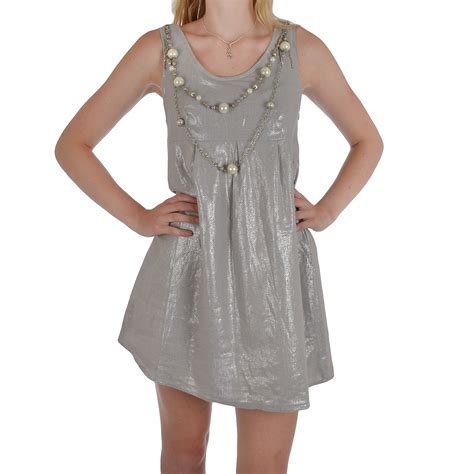 Miss Posh Womens Ladies Sleeveless Party Shimmer Short Dress Tunic Top | eBay