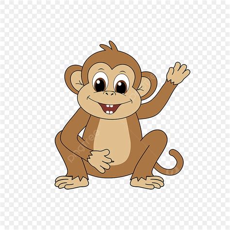 Board Monkey Cartoon Vector Design Images, Cartoon Vector Monkey ...