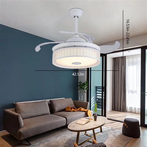 Compact Ceiling Fan And Lamp With Remote in 2022 | Ceiling fan ...