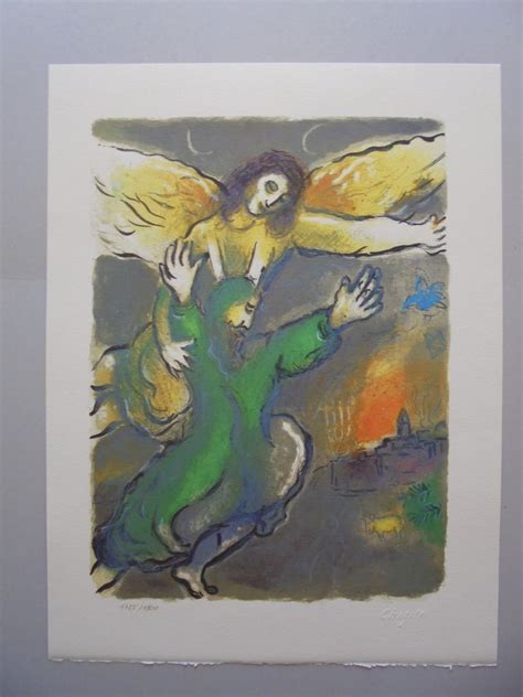 MARC CHAGALL BIBLE NUMBERED LITHOGRAPH | #1909780563