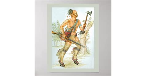 Mohawk warrior poster | Zazzle