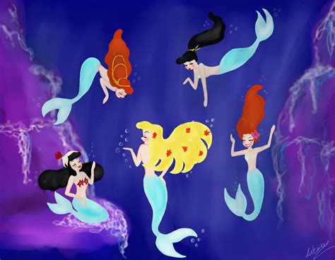 Peter Pan Mermaids by lulemee on DeviantArt