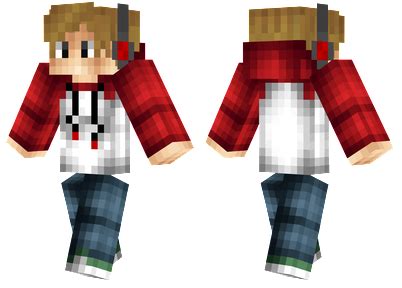 Red Headphones | Minecraft Skins