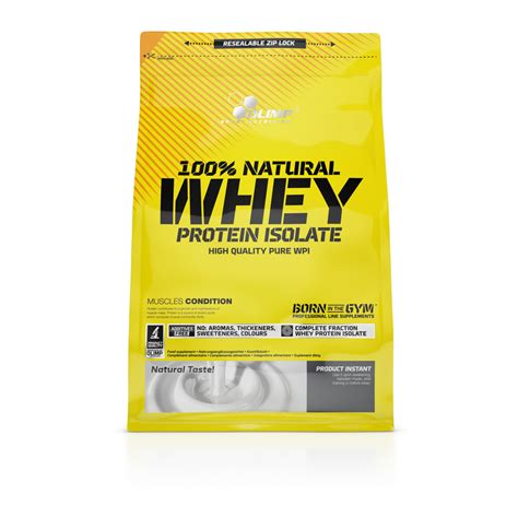 100% Natural Whey Protein Isolate bag Olimp