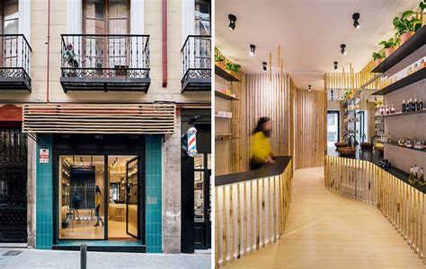 Bamboo Was Used As A Sustainable Decorative Feature At This Spa In Madrid