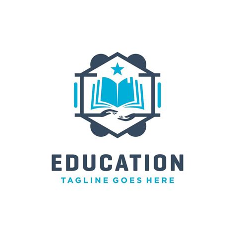 school education book logo design 4987413 Vector Art at Vecteezy