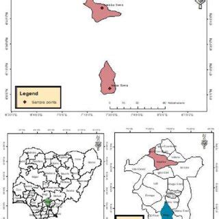 Map of Enugu town, Enugu state, showing the sampling site. | Download Scientific Diagram