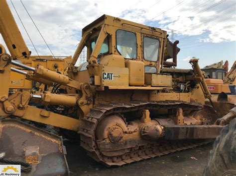 D8K Enclosed Cabin Old Caterpillar Dozers , Strong Second Hand Dozer 31T Weight