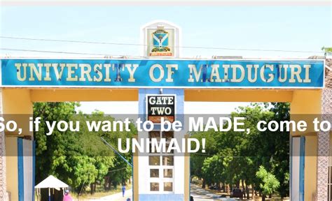 WWW.UNIMAID.EDU.NG | UNIMAID Portal 2024 (Student, Admission & Result)