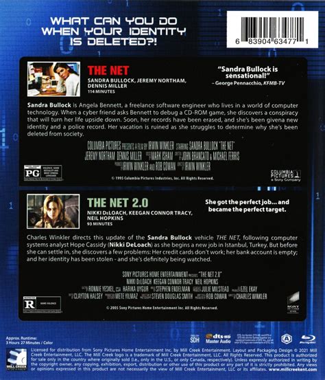 Blu-ray Review: THE NET / THE NET 2.0 - No(R)eruns.net