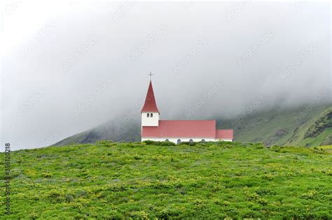 church at Vik, Iceland Stock Photo | Adobe Stock