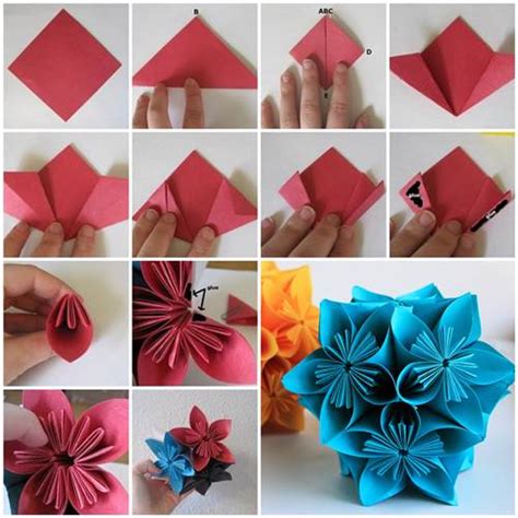 How to Make Beautiful Origami Kusudama Flowers