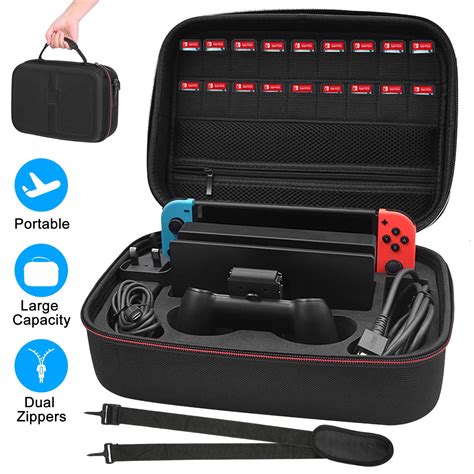 iMountek Portable Deluxe Carrying Case for Nintendo Switch Protected ...