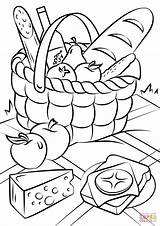 Picnic Coloring Pages At GetDrawings  Free Download sketch template